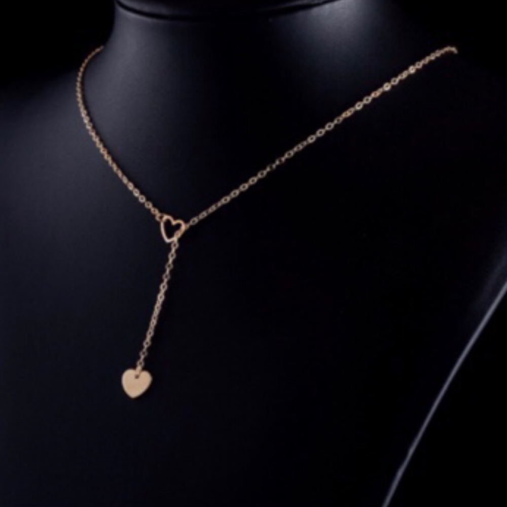 Last 1!✨ Heart shaped lariat necklace - Picture 6 of 8
